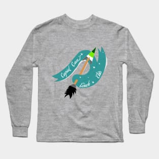 Cupid's Aro (Blue) Long Sleeve T-Shirt